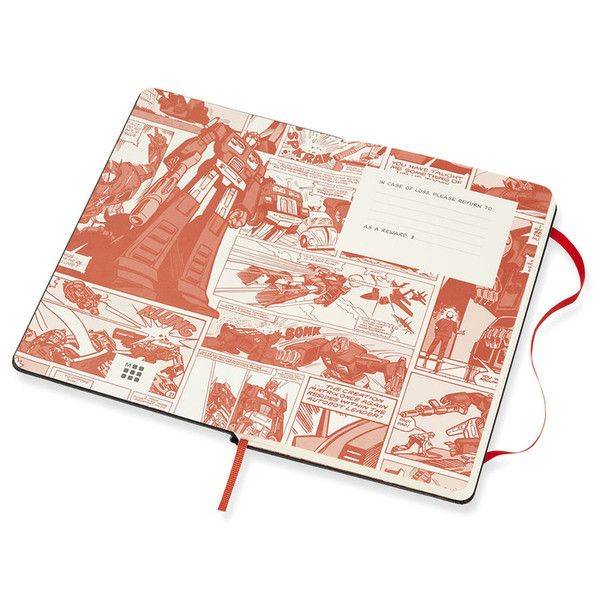 Средний блокнот Moleskine Transformers Оптимус Прайм Черный Линия Средний блокнот Moleskine Transformers Оптимус Прайм Черный Линия