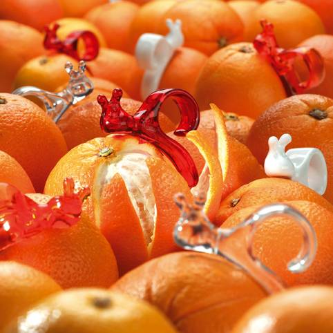 Ніж для чищення апельсинів EMMA Синій