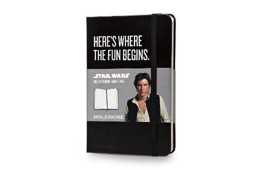 Карманный блокнот Moleskine Star Wars линия черный