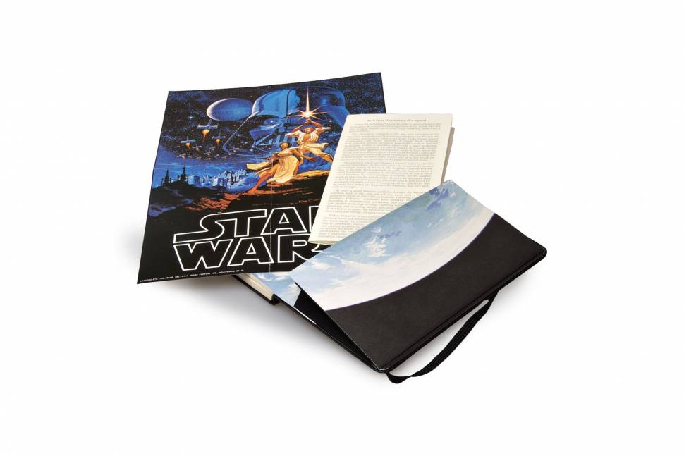 Карманный блокнот Moleskine Star Wars линия черный
