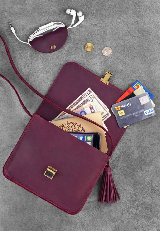 Бохо-сумка BlankNote Лилу Виноград