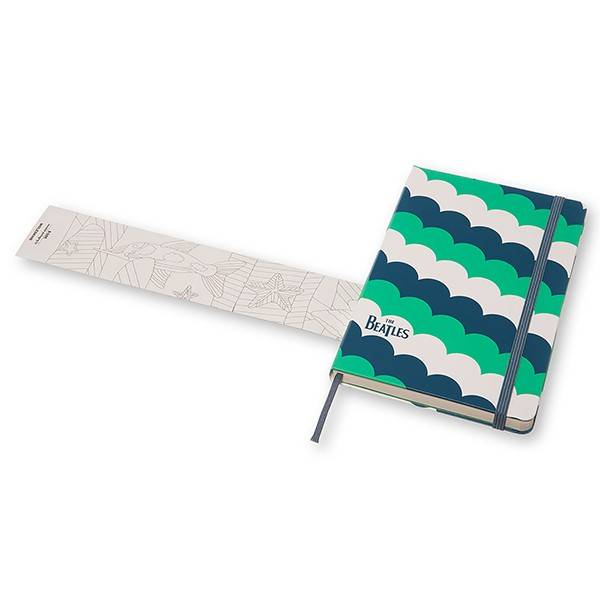 Середній блокнот Moleskine Beatles Лінія Зелений