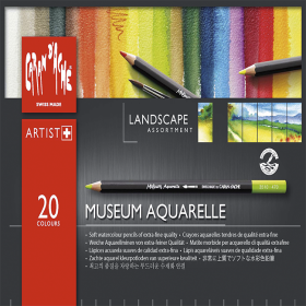 Набор акварельных карандашей Caran d'Ache Museum Aquarelle Landscape 20 цветов