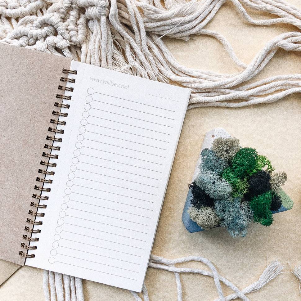 Блокнот на пружині Will Be Cool To Do