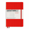Средний Еженедельник с заметками Leuchtturm1917 Красный 2020 (359881)