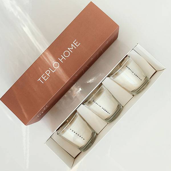 Подарочный Набор Аромасвечей Teplo Home