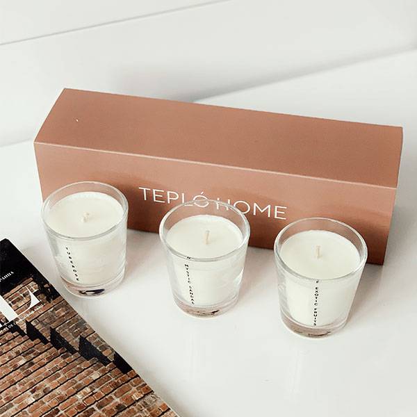 Подарочный Набор Аромасвечей Teplo Home