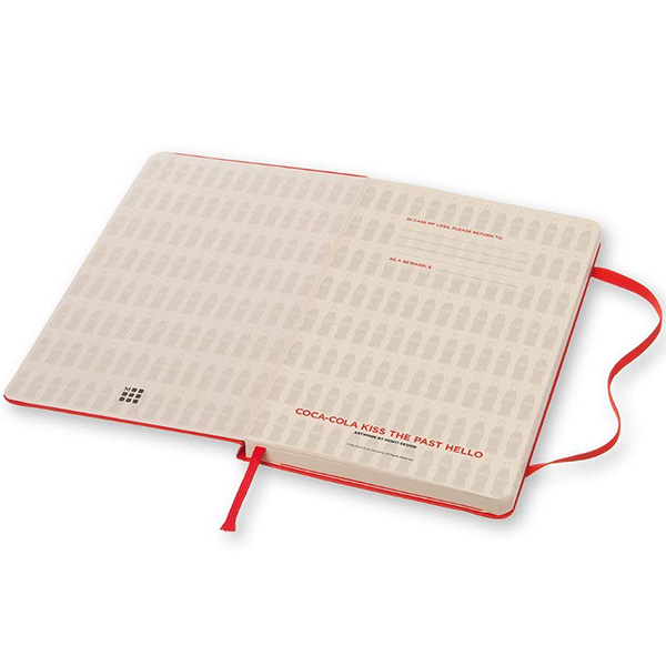 Середній блокнот Moleskine Coca Cola Лінія Червоний Твердий