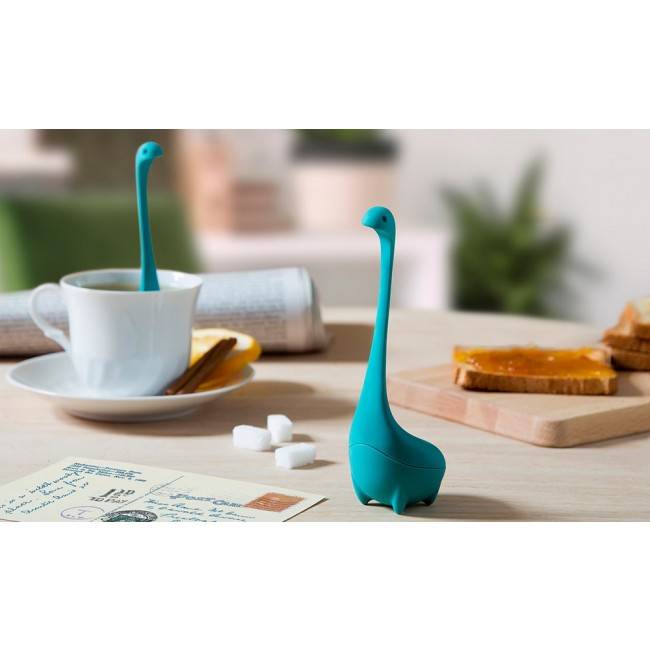 Силиконовый заварник для чая Baby Nessie OTOTO Бирюзовый