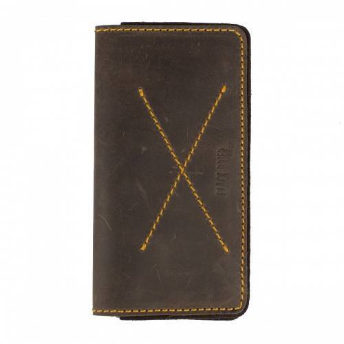 Чехол-портмоне Black Brier для телефона универсальный Коричневый