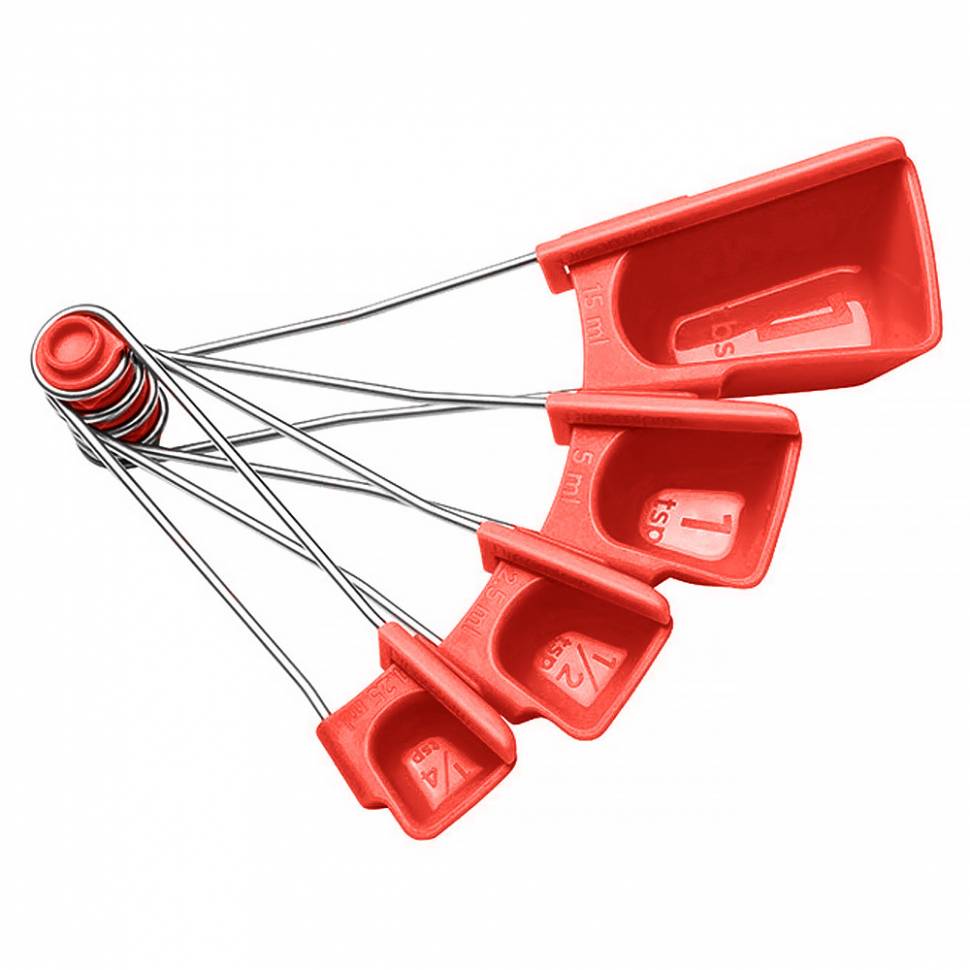 Набор мерных емкостей Levoons Dreamfarm Красные