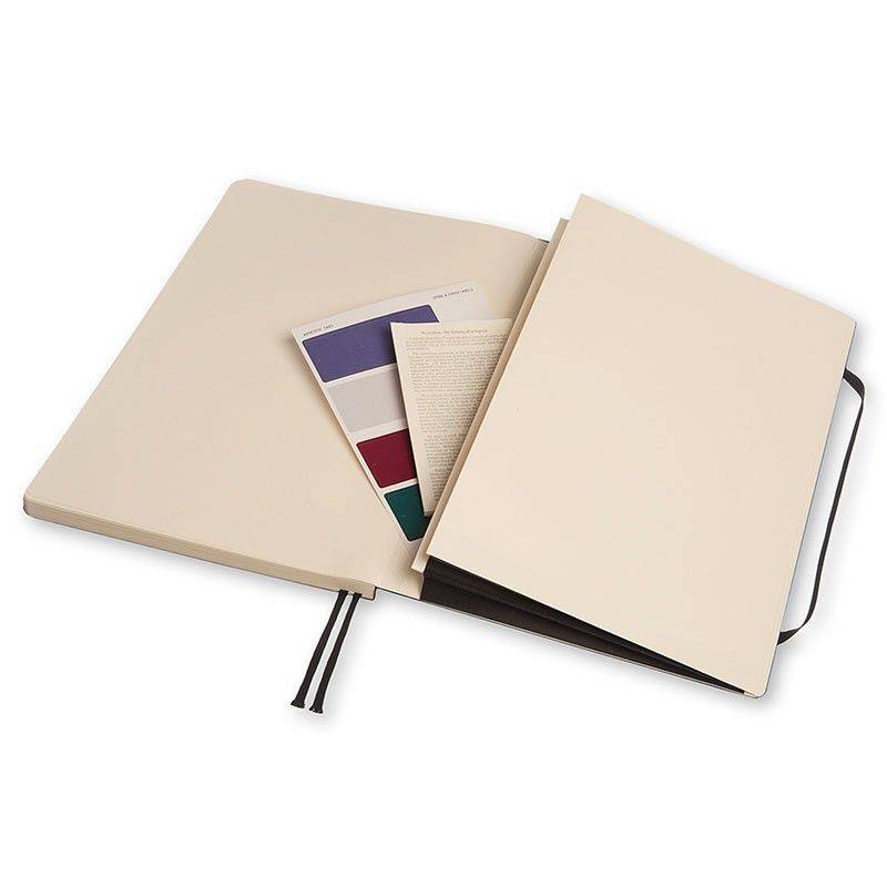 Большой блокнот Workbook Moleskine Мягкий Черный Линия