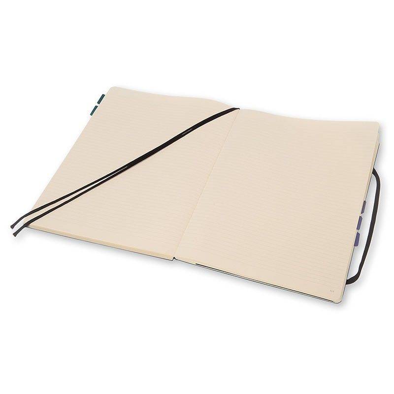 Большой блокнот Workbook Moleskine Мягкий Черный Линия