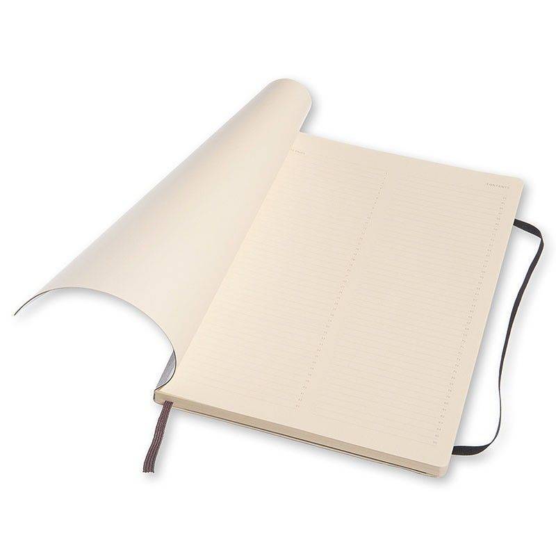 Большой блокнот Workbook Moleskine Мягкий Черный Линия