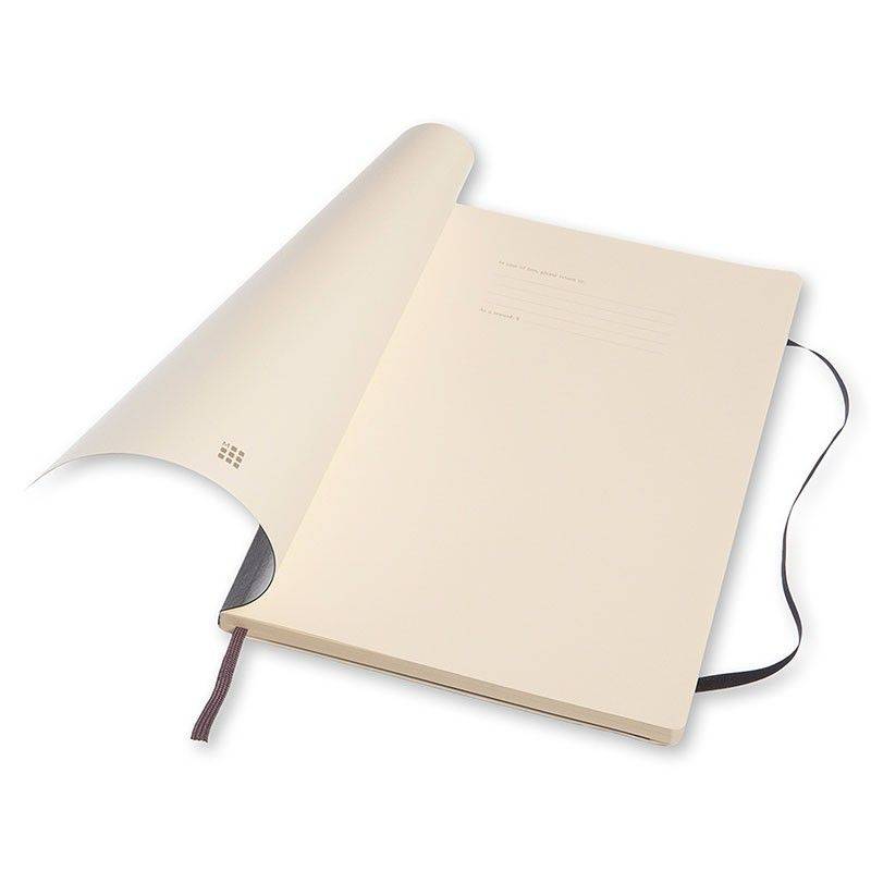 Большой блокнот Workbook Moleskine Мягкий Черный Линия