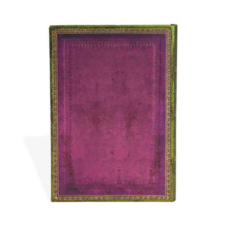 Средний блокнот Paperblanks Старая Кожа Классический Розовый Линия