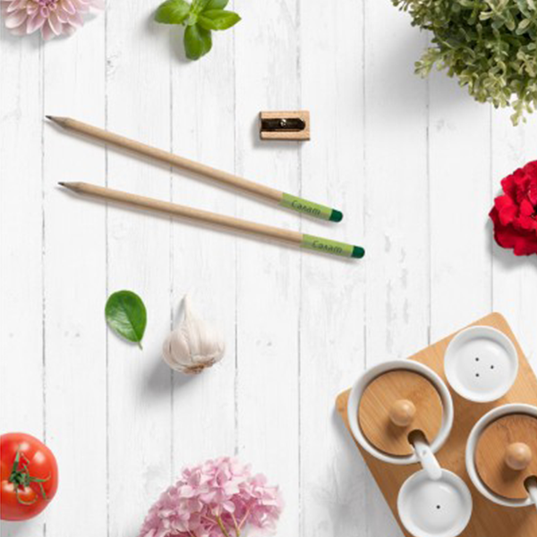 Набор Цветущих Карандашей Ecocube Овощи Травы (10 шт.)