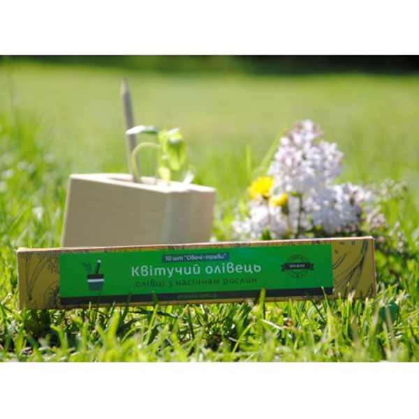 Набор Цветущих Карандашей Ecocube Овощи Травы (10 шт.)