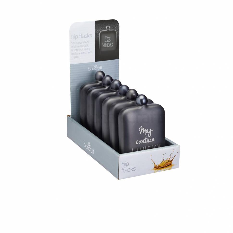 Фляга Barcraft Whisky графит