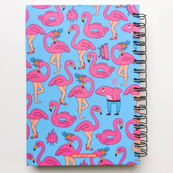 Скетчбук на пружине Jotter Flamingo