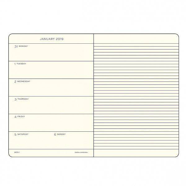 Карманный Еженедельник с заметками Leuchtturm1917  Мягкая обложка Черный 2020 (359961)