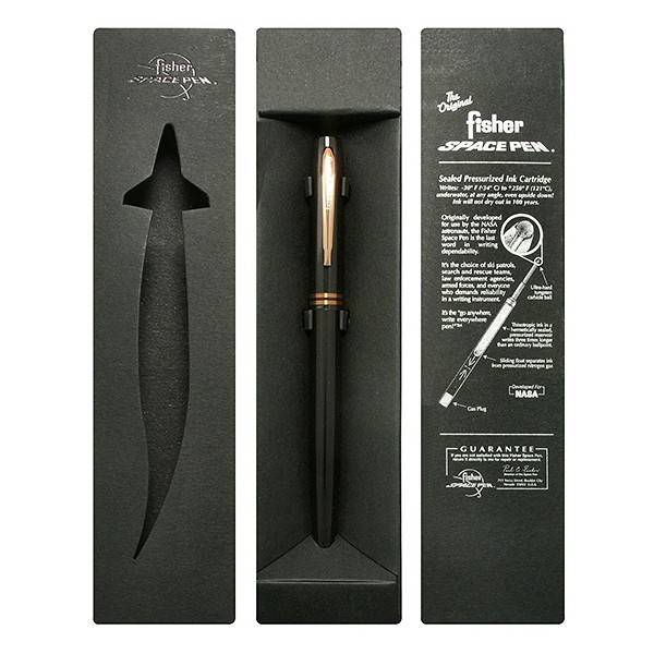 Ручка Cap-O-Matic Fisher Space Pen Сяюча чорна