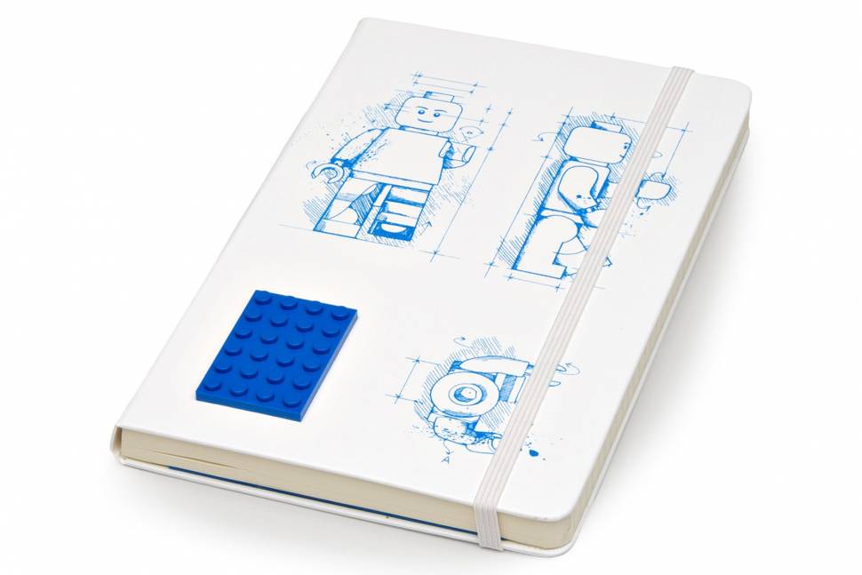 Средний блокнот Moleskine Lego Линия Белый