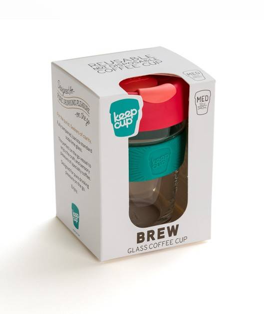 Термокружка KeepCup Medium Brew Fennel LongPlay с двойным стеклом 340 мл