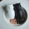 Мельница для соли или перца Qualy Tasty Owl Черная