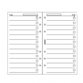 Бланки для задач ToDo Filofax Pocket White (212204)