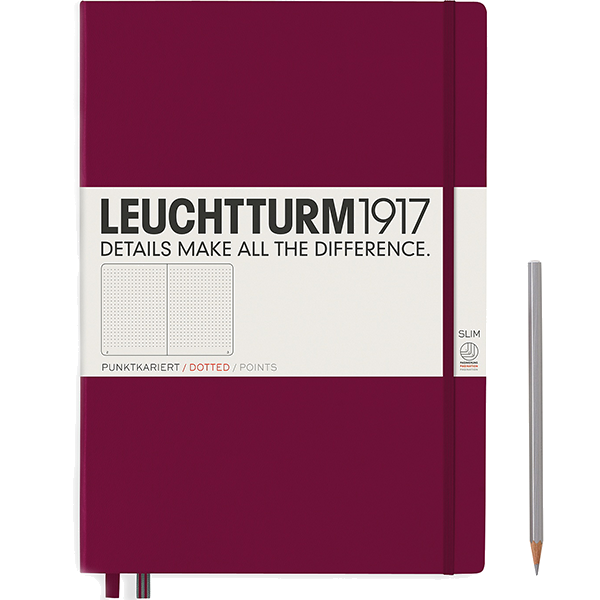 Блокнот Leuchtturm1917 MasterSlim Винный Точка (359787)