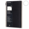 Большой блокнот Workbook Moleskine Черный Чистые листы Мягкий