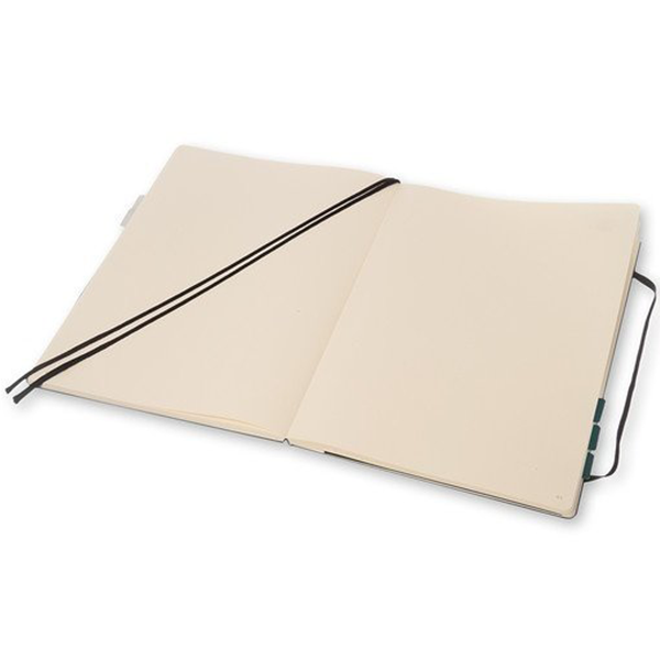 Большой блокнот Workbook Moleskine Черный Чистые листы Мягкий