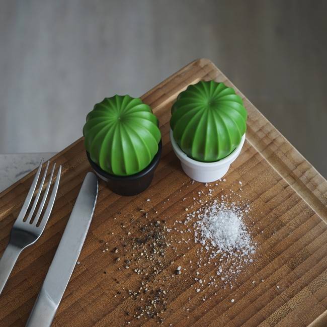 Мельница для соли или перца Tasty Cactus Qualy Оранжевая