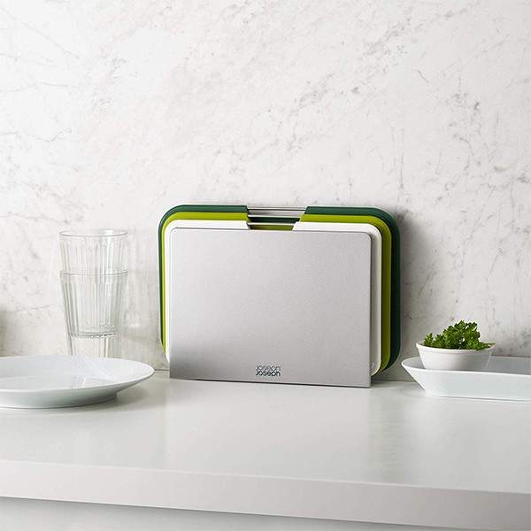 Набор Досок Разделочных Joseph Joseph Nest Boards Зеленый 3 предмета на подставке