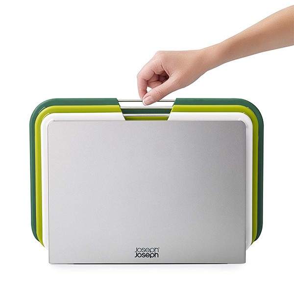 Набор Досок Разделочных Joseph Joseph Nest Boards Зеленый 3 предмета на подставке