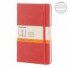 Блокнот Moleskine Classic Средний Линия Красный