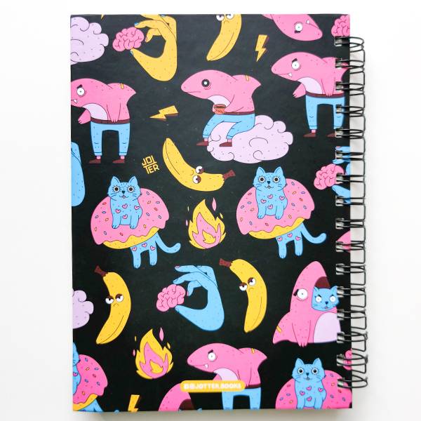 Скетчбук на пружине Jotter Pink Shark