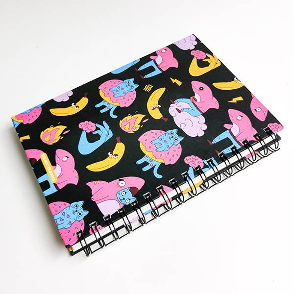 Скетчбук на пружине Jotter Pink Shark