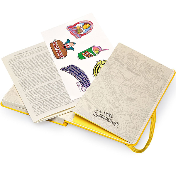 Карманный блокнот Moleskine The Simpsons линия желтый