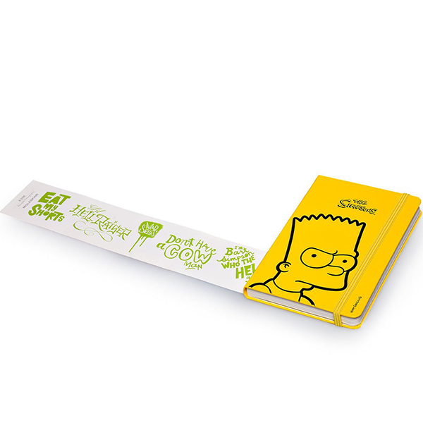 Карманный блокнот Moleskine The Simpsons линия желтый