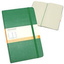 Средний блокнот Moleskine Classic Твердая обложка Зеленый Линия
