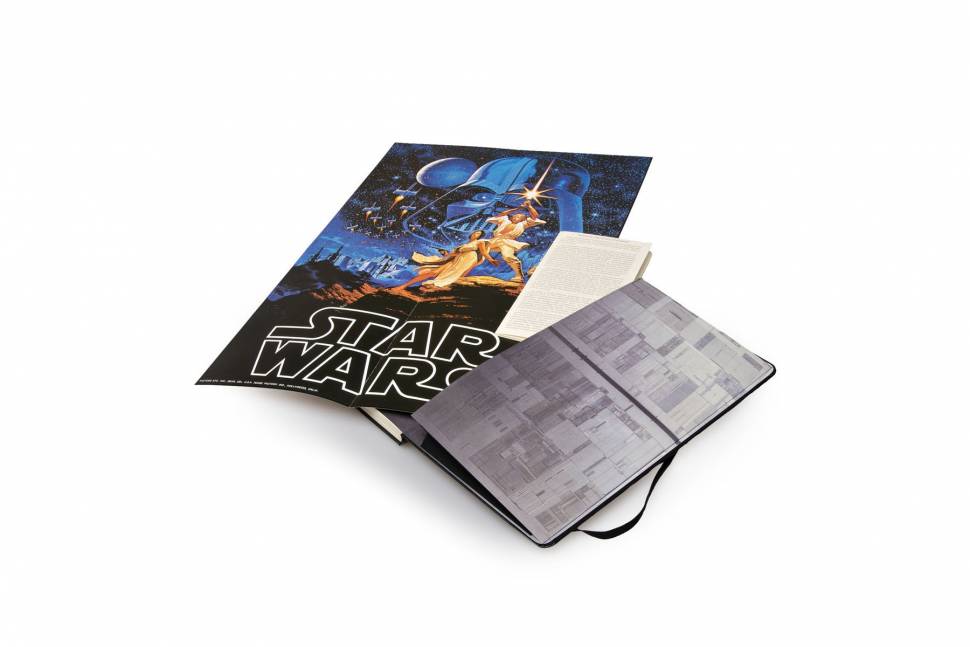 Средний блокнот Moleskine Star Wars линия черный