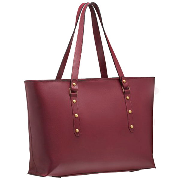 Сумка-шоппер из кожи Black Brier C-3-bordeaux