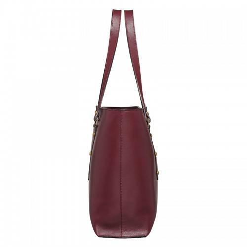 Сумка-шоппер из кожи Black Brier C-3-bordeaux