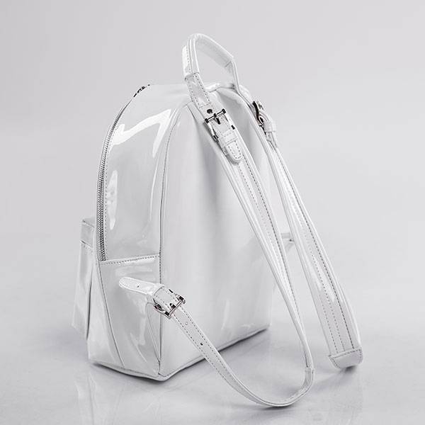 Рюкзак из лаковой экокожи Star S Yana Belyaeva Белый