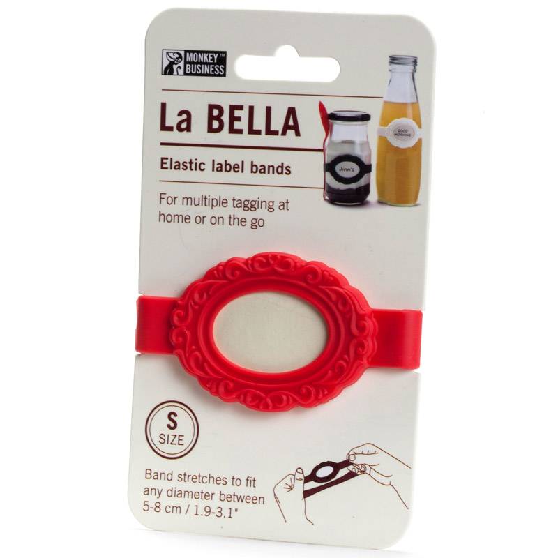 Универсальная бирка Monkey Business La Bella Small Красная