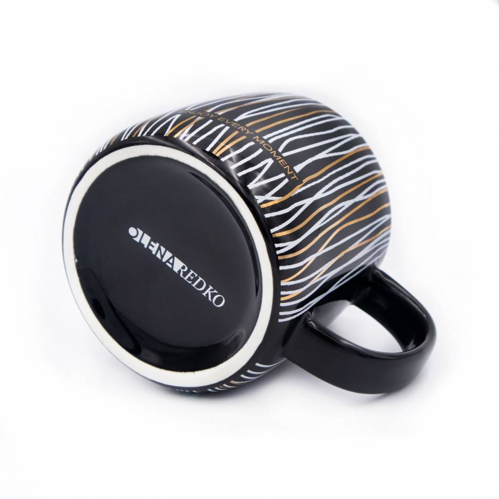 Керамическая чашка Olena Redko Enjoy Every Moment (400 мл)