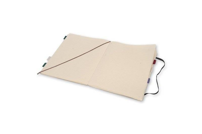 Большой блокнот Moleskine Pro Мягкий Черный Линия