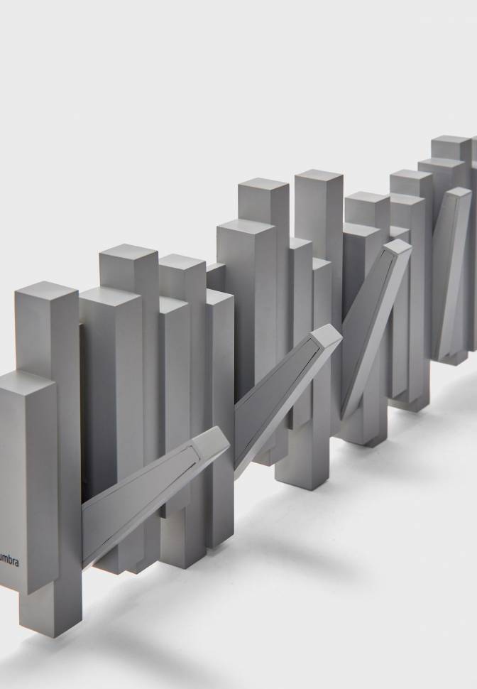 Настенная вешалка Sticks Umbra Серая